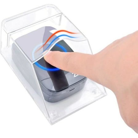 Vanntett dørklokkedeksel, trådløst smart dørbevis vanntett transparent dørklokkedeksel vanntett dørklokkebeskyttende boks