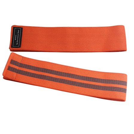 Fitness elastiskt bälte Orange (76 * 8m medium spänning)