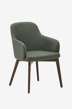 Kave Home - Ruokailutuoli - nelida 2-pack - Vihreä - Tuolit - - Homeroom