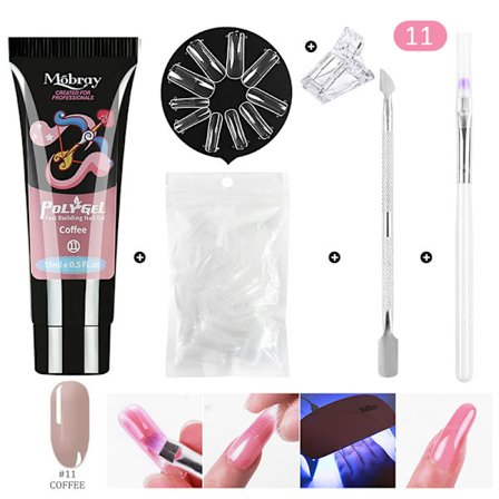 UV Nail Builder Nail Gel Polish Extension Acrylic Kit N12