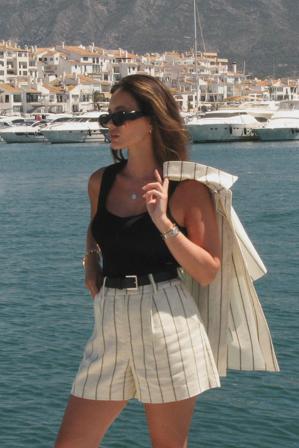 Lillie Grace x NA-KD Débardeur côtelé - Hauts en maille - Noir - Small