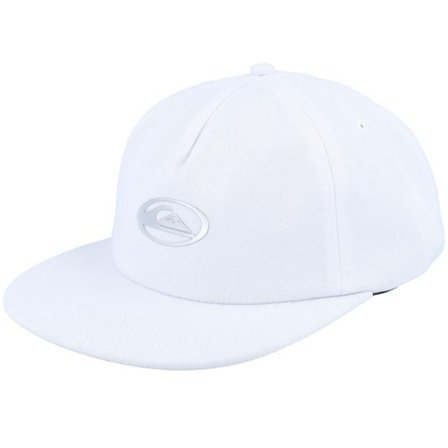 Quiksilver - Vit snapback Keps - Saturn Cap White Snapback @ Hatstore