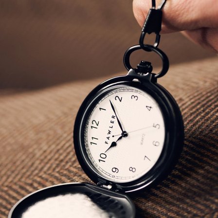 Easton | Orologio da tasca nero per uomini - Orologi da tasca