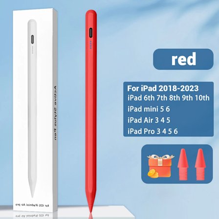 För iPad Pencil 2 1 Handflatavvisning Strömdisplay iPad Tillbehör iPad 2022 2021 2020 2019 2018 Pro 11 12.9 Air Mini Stylus Penna