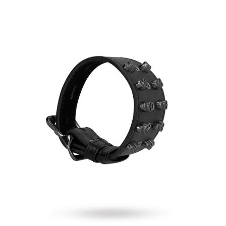 Ouch! Skulls & Bones - Armbånd med Kranier - Vuxen.se - Håndjern og lænker, piske, gags, bondage, mundknebel, masker & øjenbind.
