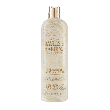 Baylis & Harding Elements Pink Blossom Lotus Flower Body Wash Bad dusch Unisex 500 ML