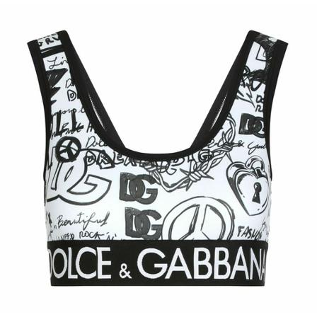 Dolce & Gabbana Sleeveless Tops Hvid, Dame