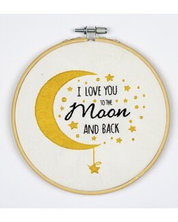 Broderikit Tavla I Love You - Thea Gouverneur