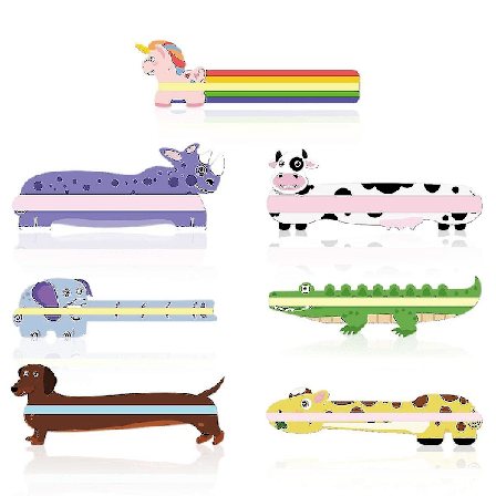 Guidede Læsestrimler, Dyre Højlys Bogmærker Hjælper Med At Reducere Visuel Stress - Læsning Sporingslinjaler Til Børn, Lærere Og Dyslektiske Personer