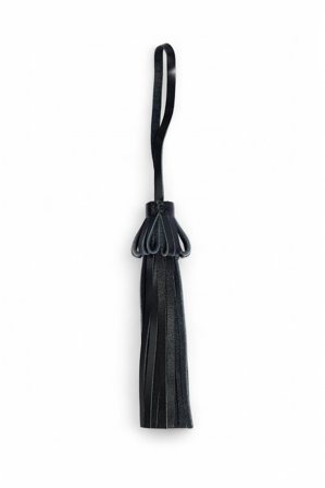Premium Selection Leather Tassel Bag Charm - Øvrige accessories - Sort - One Size
