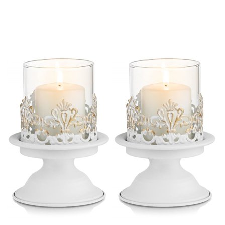 Retro Ljusstakar Ljusstake - Dekorativa Ljusstakar i Metall för Matbord Öppen Spis Julfest Bröllop Födelsedag Förlovning Halloween