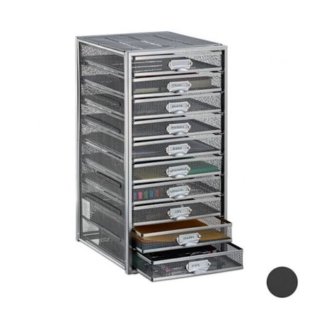 Skrivbordsförvaring A4 med 10 lådor