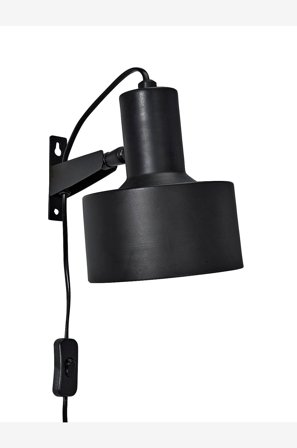 PR Home - Vägglampa Solo 23 cm - Svart - Vägglampor - Från Homeroom