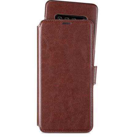 Style Plånboksväska Magnet Galaxy S10+ Berlin Dark Brown