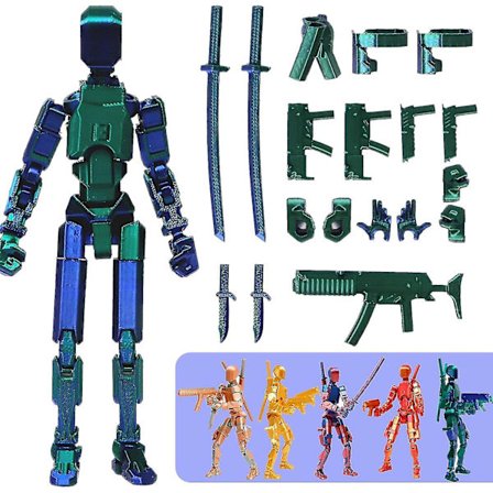 T13 Action Figur, Titan 13 Action Figur 3D Titans Figur, 3D Printet Action Figur Nova 13 Action Figur, Multi-Artikulære Action Figurer