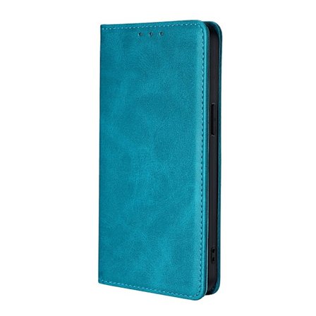 Etui til iPhone 13 Pro Lyseblå Flekk Enkelt Beskyttende Kortspor Lær