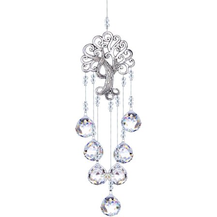 Kristallregnbuefanger, Livets tre Hengende Vindusdekorasjon