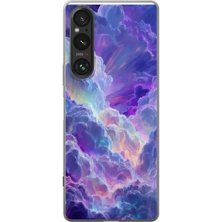 Kompatibelt Mobilskal till Sony Xperia 1 V Färgade drömmoln