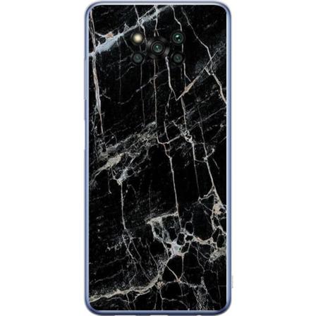Xiaomi Poco X3 Pro Deksel / Mobildeksel - Svart marmor