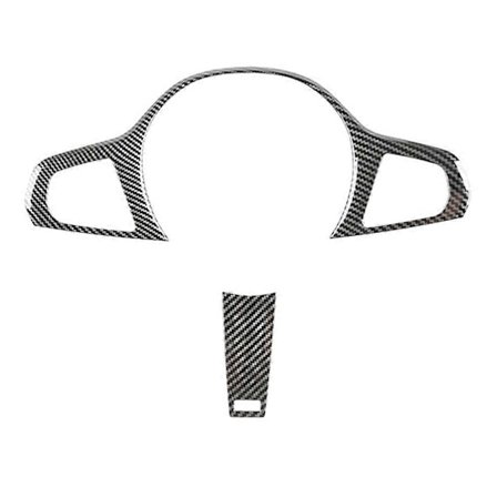 Til - 3 Serie G20 G28 2019-2021 Kulfiber Rat Panel Cover Trim Dekoration Klistermærke I[D] carbon fiber black