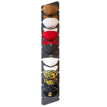Filthatteholder med 14 lommer til opbevaring af hatte, hat organizer til baseball caps til at holde hatformen, cap display rack opbevaring inklusive 