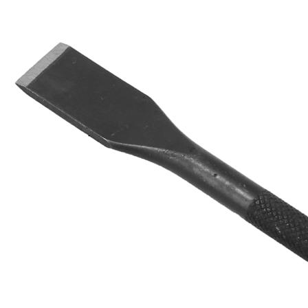 Læder Slot Punch Sort Stål Læder Fint Poleret Flad Spids Hulstans 12mm
