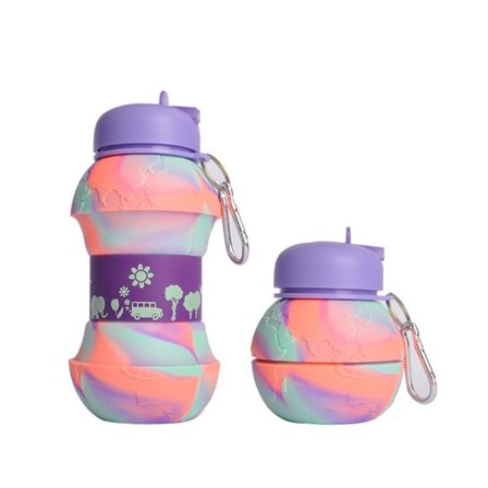 Silikon Drikkeflaske Vannflaske ORANSJE