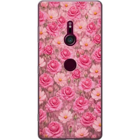 Kompatibel Mobilcover til Sony Xperia XZ3 Petal Reverie Blush Rose