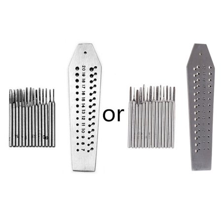 Juvelerare Urmakare Tap & Die Mini Micro Screw Plate Set 14 0,7-2mm Stål