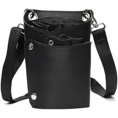Saksveske, Kunstlær Salong Barber Frisør Frisør Saksfodral Holster Frisørverktøy Veske med Midje