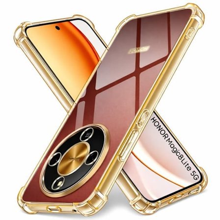 Cover til Honor Magic 8 Lite 5G - Stødabsorberende Beskyttelse TPU Blød Transparent Phonillico