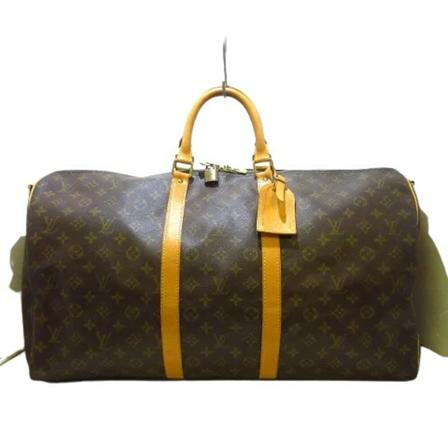 Louis Vuitton Vintage, Pre-owned Canvas travel-bags Bruin, Dames, Maat:ONE Size