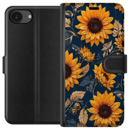 Kompatibelt Plånboksfodral till Apple Apple iPhone 16e Solrosor