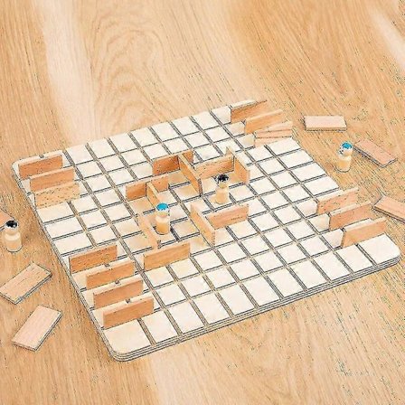 2024 Quoridor Brädspel Två Personer Pussel Kul Förälder-Barn Interaktion Spel Jaga och Avlyssna B[YATOY]