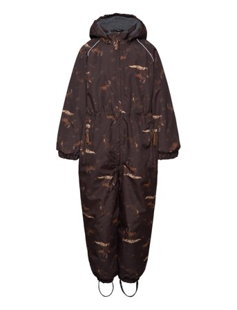 mikk-line Polyester Junior Suit - Aop Forrest - Brown - 92