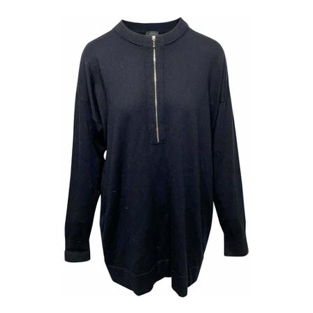 Joseph Round-neck Strik Sort, Dame Striktrøjer