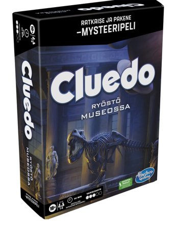 Cluedo Clue Board Game Robbery At The Museum, Clue Escape Room Game, Cooperative Family Game Hasbro Gaming Patterned