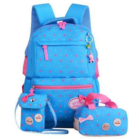 3pcs/set Printing School Bags Backpacks Schoolbag Fashion Kids Lovely Backpack For Children Girls School Bag Student Mochila Sac