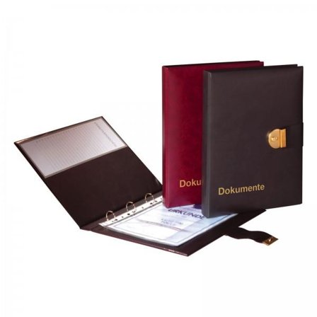 PAGNA Dokumentenmappe 4-Ring-Mechanik 1H schwarz