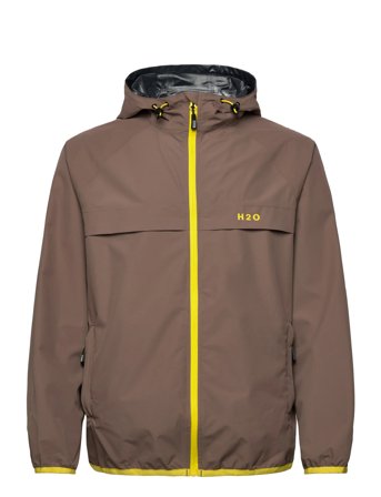 Rømø Festival Lw Rain Jacket - Pack Brown H2O