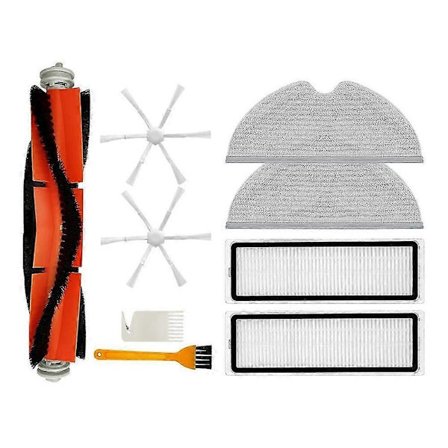 Reservedele til Mi Robot Vacuum Mop 2 STYTJ03ZHM, hovedbørste, sidebørste, Hepa-filter, moppeklud JP