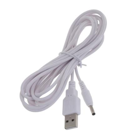 Ersättnings 5V Power USB -kabel Snabbladdning USB med 3,5x1,35mm fatuttag Stöd inte 12 Spänning 1m/2m/3m Längd