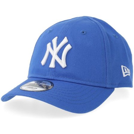 New Era - MLB Blå unconstructed Keps - Kids New York Yankees League Essential 9FORTY Blue/White Dad Cap @ Hatstore