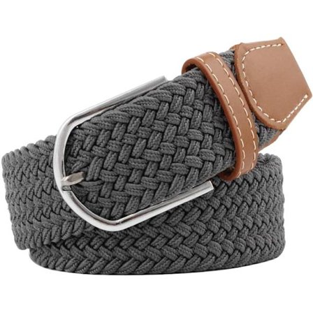 Flerfarget elastisk vevd belte - Casual flettet stretchbelte