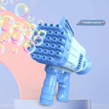 Boblemaskin | Stor Rakettutskyter Boblemaskinpistol, Utendørsleker for Småbarn i Alderen 4-8, Gaver til 3 5 6 7 År Gamle Gutter og Jenter...