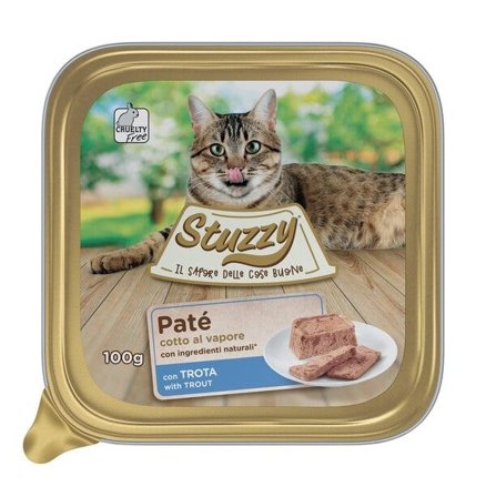 Stuzzy Cat Patè Con Trota Per Gatti Adulti 100g