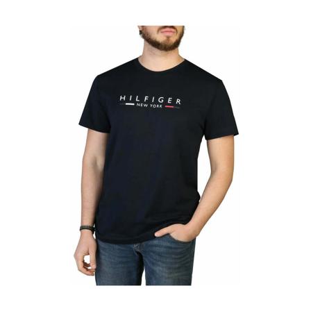 Tommy Hilfiger, T-Shirts Blauw, Heren, Maat:S