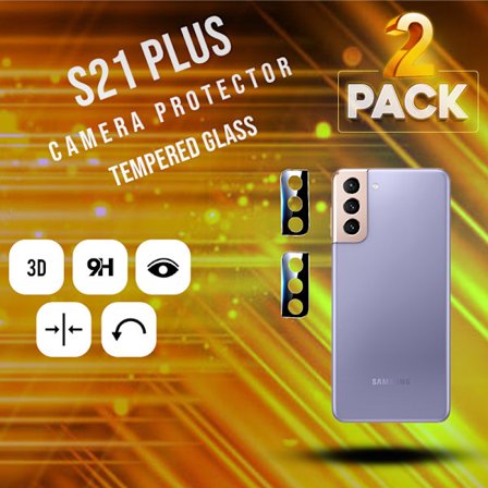 2-Pack Linsskydd S21 Plus Kamera - Härdat Glas 9H-Super 3D
