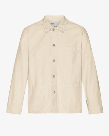 Organic Workwear Jacket - Ivory White XS