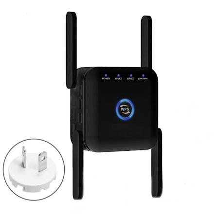 5G Wifi Signal Amplifier Lång Räckvidd Wifi Repeater Wi-fi Nätverksförlängare 1200Mb 5Ghz Trådlös wi fi Booster
